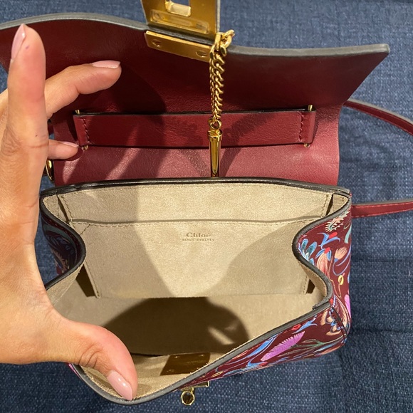 SOLD Chloé Drew Bijou Floral Print Small - Picture 3 of 7